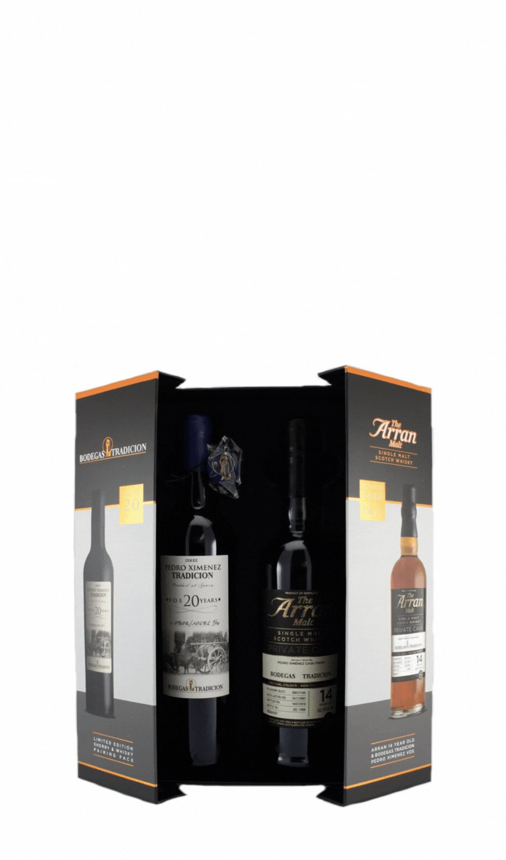Coffret Arran 15 ans & Bodegas Tradiciòn Pedro Ximenez 20 ans