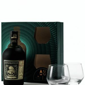 Coffret Diplomatico Reserva Exclusiva + 2 verres
