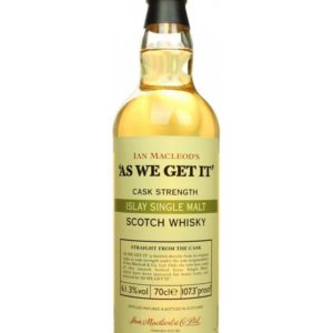 Whisky "As We Get It" Single Malt 70cl