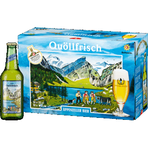 Quöllfrisch Hell - Appenzeller Bier 10x33cl