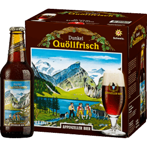 Quöllfrisch Dunkel - Appenzeller Bier 6x33cl