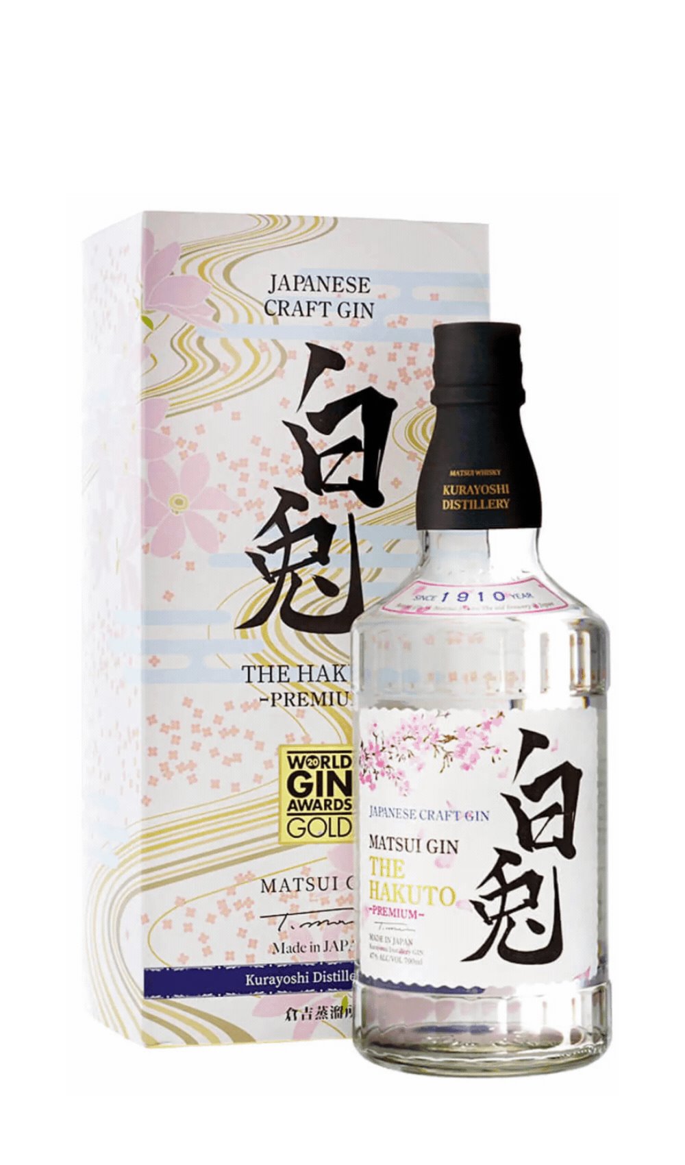 Premium Gin The Hakuto 70cl